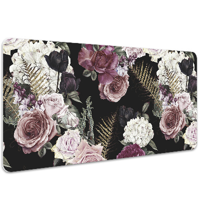 Bureau mat Romantische bloemen