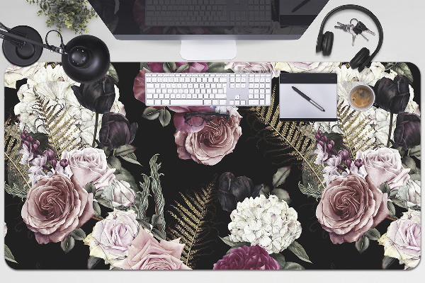 Bureau mat Romantische bloemen