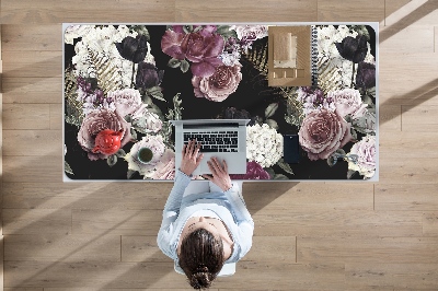 Bureau mat Romantische bloemen