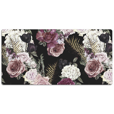 Bureau mat Romantische bloemen