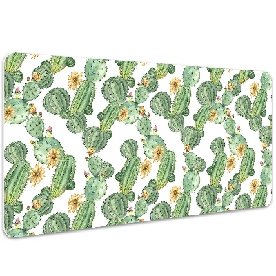 Bureau mat Cacti met bloemen