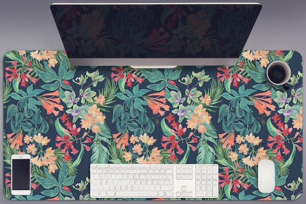 Bureau mat Tropische compositie