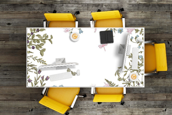 Bureau onderlegger Lente bloemen