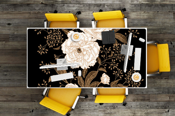 Bureau onderlegger Retro -stijl rozen