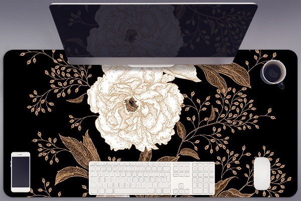 Bureau onderlegger Retro -stijl rozen