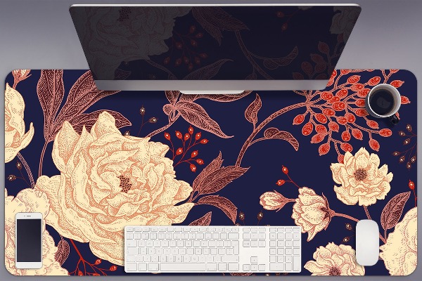 Bureau onderlegger Rose met rowan