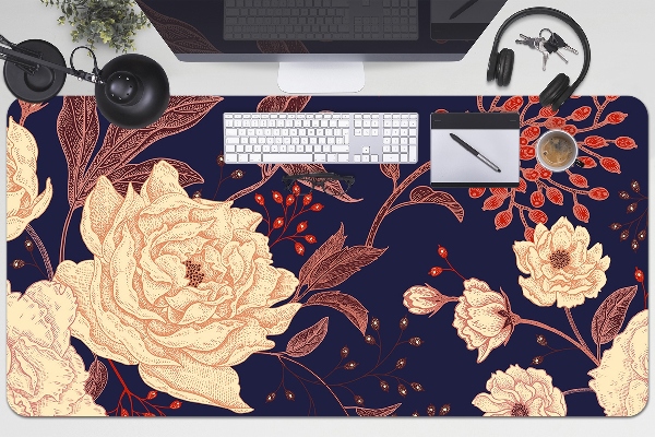 Bureau onderlegger Rose met rowan