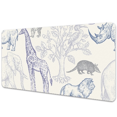 Bureau mat Madagaskar -dieren