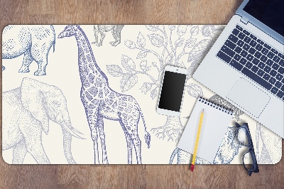 Bureau mat Madagaskar -dieren