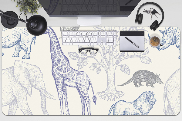 Bureau mat Madagaskar -dieren