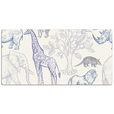 Bureau mat Madagaskar -dieren