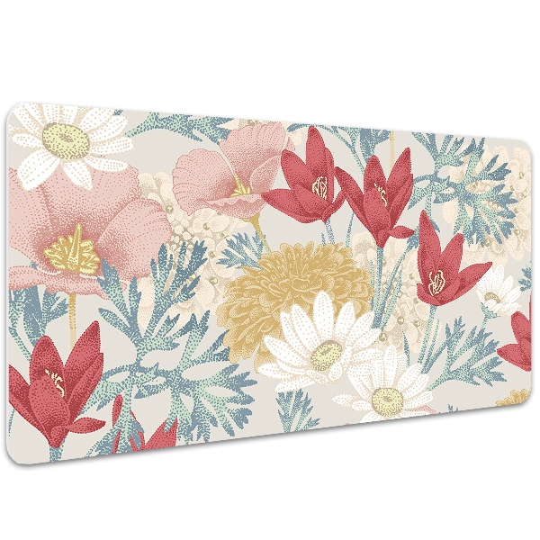 Bureau onderlegger Lente bloemen