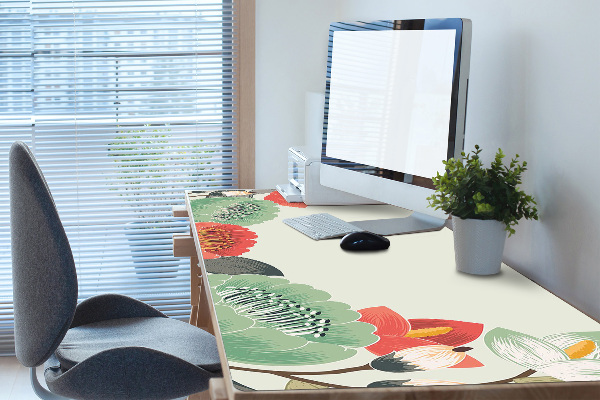 Bureau onderlegger Lente bloemen