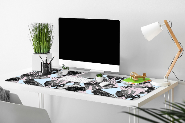 Bureau mat Tropisch patchwork