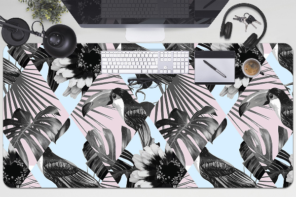 Bureau mat Tropisch patchwork