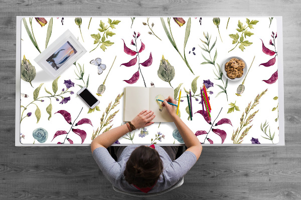 Bureau onderlegger Botanische bloem