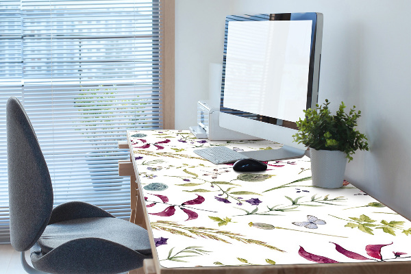 Bureau onderlegger Botanische bloem