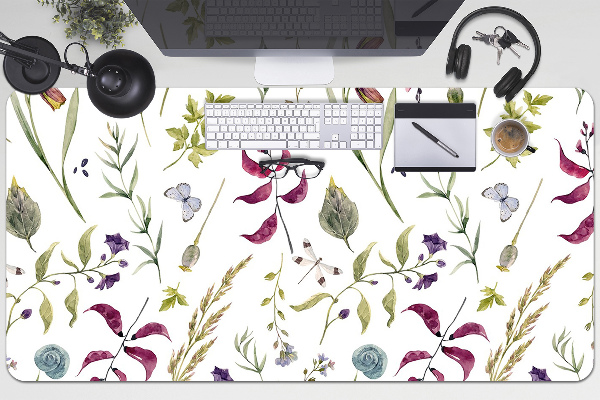 Bureau onderlegger Botanische bloem