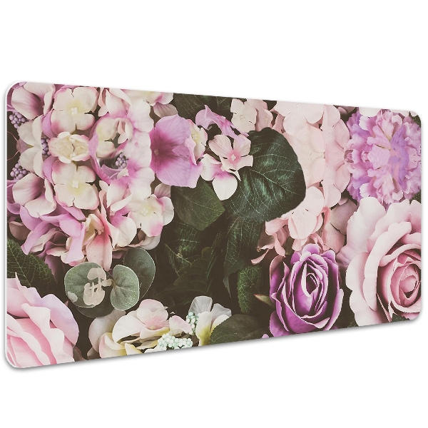 Bureau onderlegger Barokke bloemen