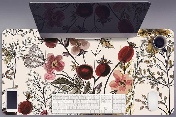Bureau onderlegger groot Veldbloemen