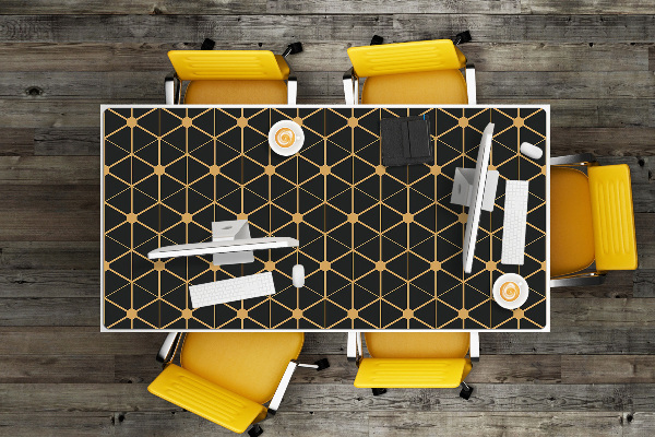Bureau onderlegger Hexagons