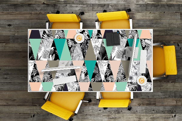 Bureau onderlegger Tropisch patchwork
