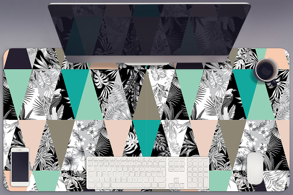 Bureau onderlegger Tropisch patchwork