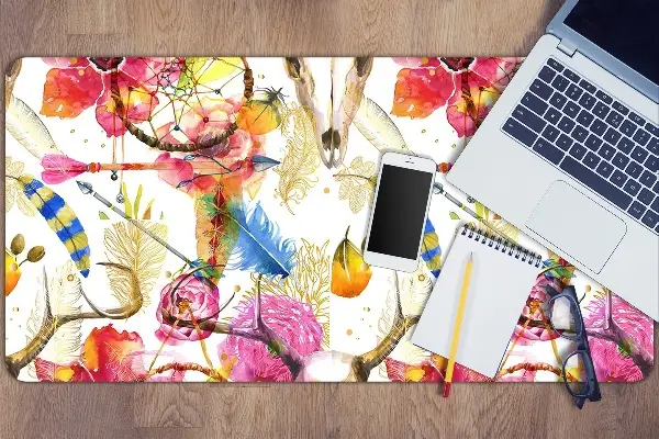 Bureau mat Indiase motieven