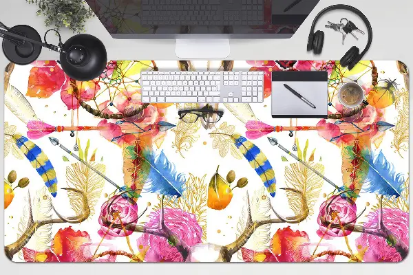 Bureau mat Indiase motieven