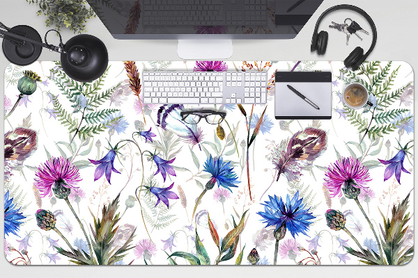 Bureau onderlegger groot Veldbloemen