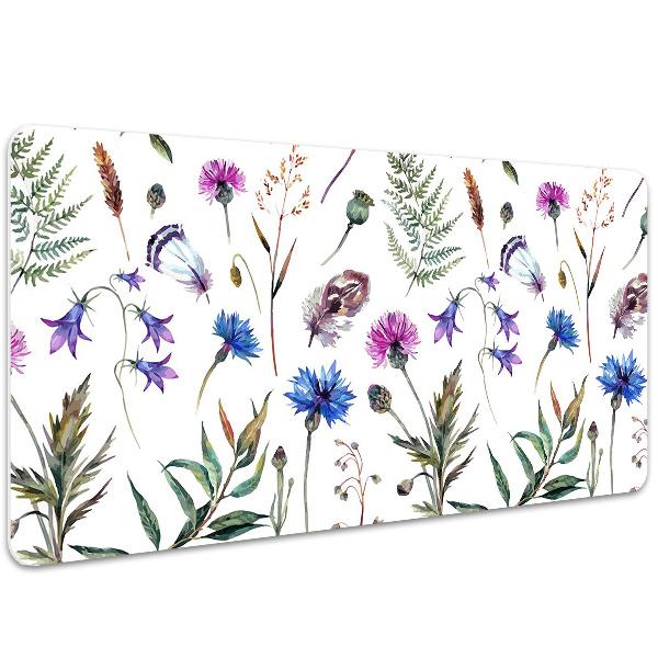 Bureau onderlegger Bloemen van de weide