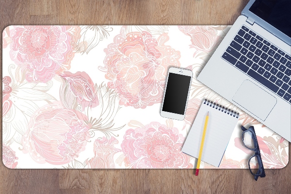 Bureau mat Bloemenpatroon