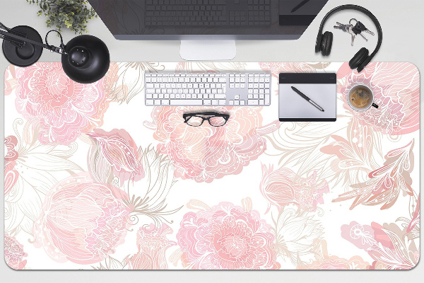 Bureau mat Bloemenpatroon