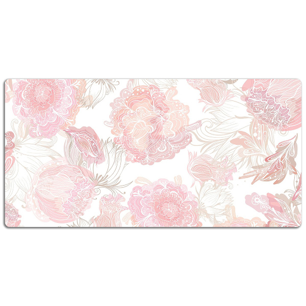 Bureau mat Bloemenpatroon