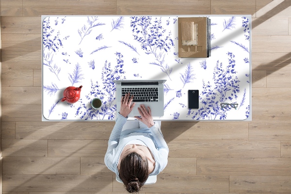 Bureau mat Lavendel waterverf
