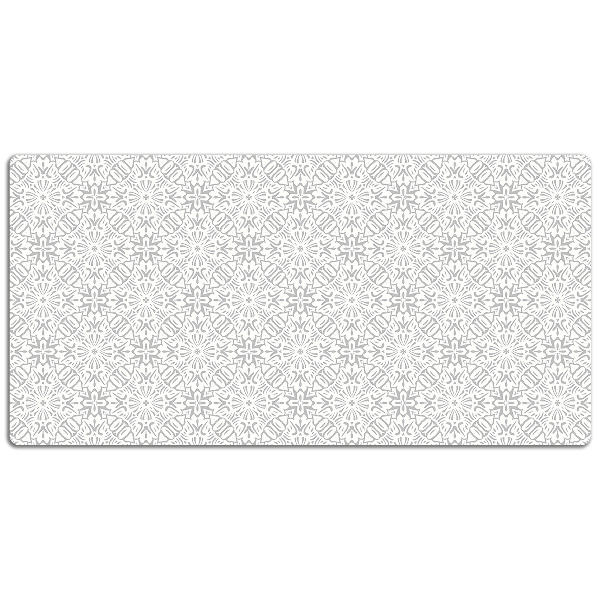 Bureau onderlegger Bloemen ornament