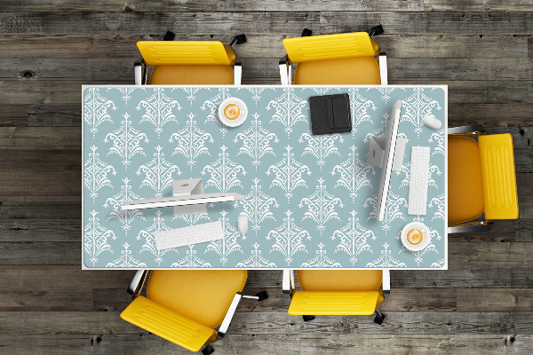 Bureau mat Damast