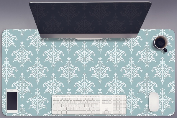 Bureau mat Damast
