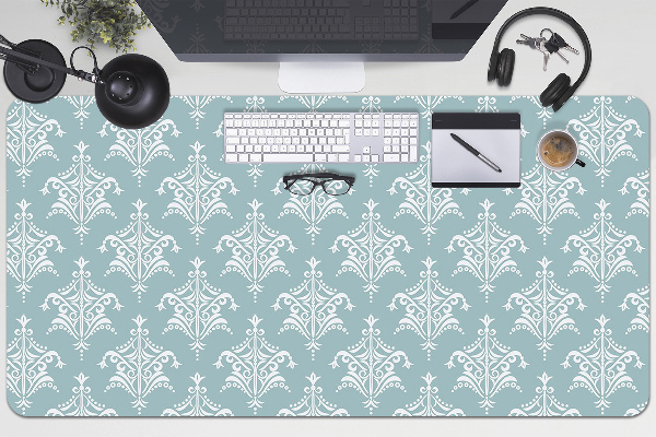 Bureau mat Damast