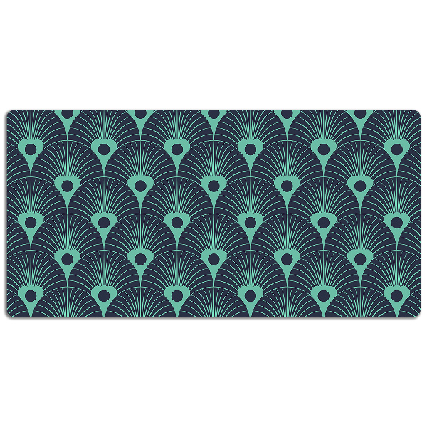 Bureau onderlegger Neonblauw