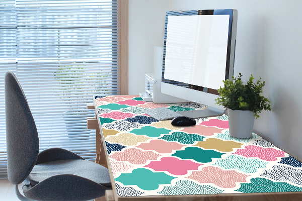 Bureau mat Kleurrijk patroon