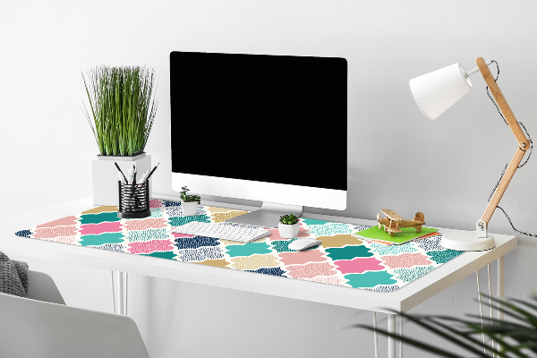 Bureau mat Kleurrijk patroon