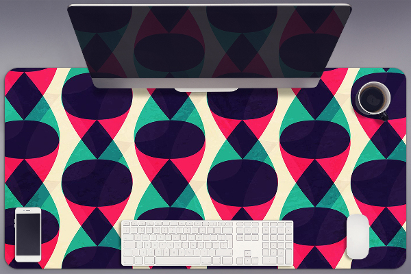 Bureau mat Kleurrijk patroon