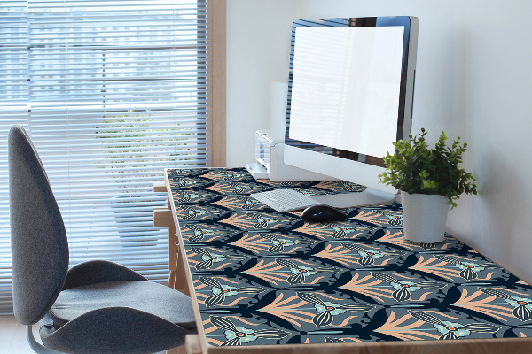 Bureau onderlegger Vintage bloemen