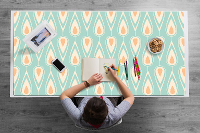 Bureau onderlegger groot Retro wallpaper