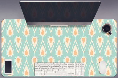 Bureau onderlegger groot Retro wallpaper