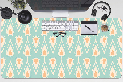 Bureau onderlegger groot Retro wallpaper