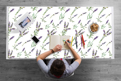 Bureau mat Lavendelbloemen