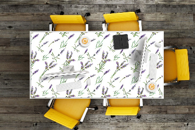 Bureau mat Lavendelbloemen