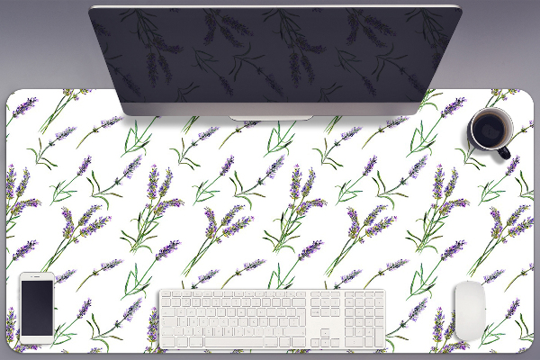 Bureau mat Lavendelbloemen